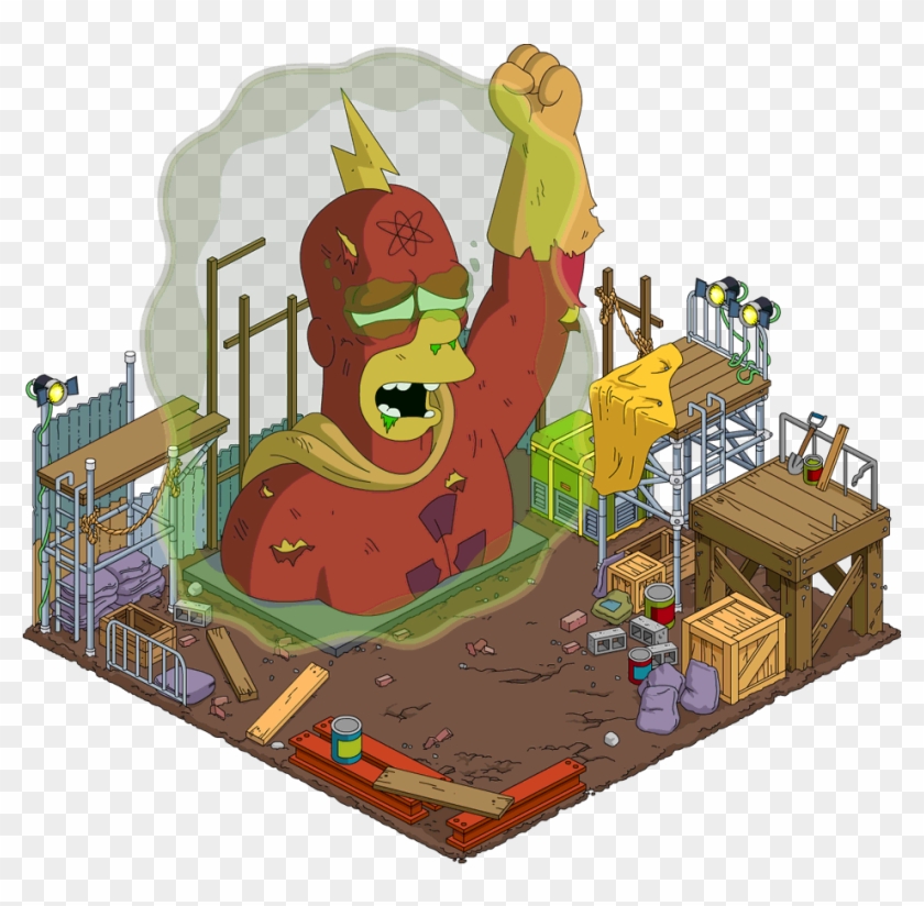 Tapped Out Construction Site 4 - The Simpsons Clipart #3542255