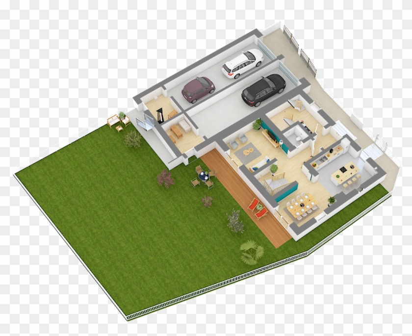 Two-family House For Sale In Filsdorf - Floor Plan Clipart