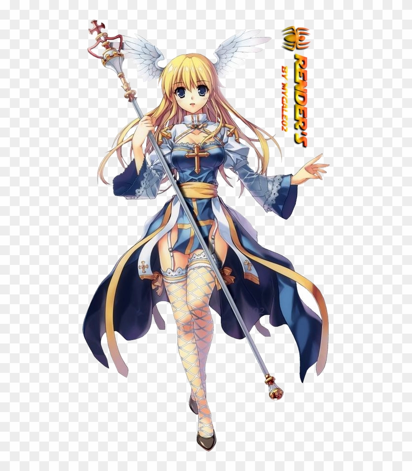 Anime Angel Warrior Blonde Clipart