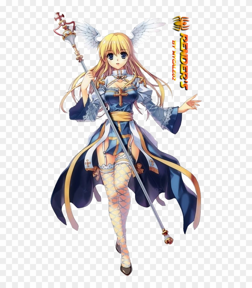 Anime Angel Warrior Blonde Clipart #3542892