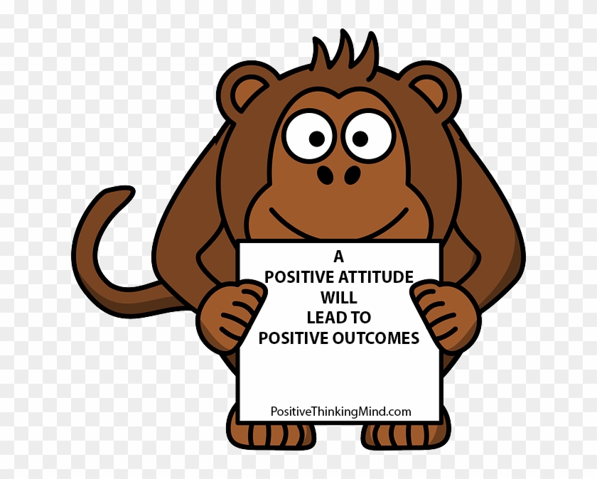 Positive - Animal Holding Sign Clipart - Png Download