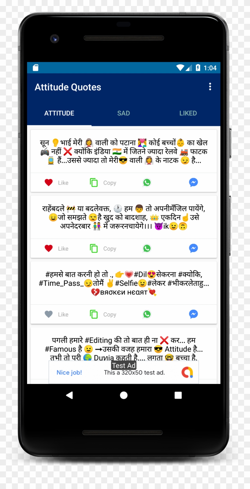 Status Quotes For Whatsapp And Fb - Android Application Package Clipart