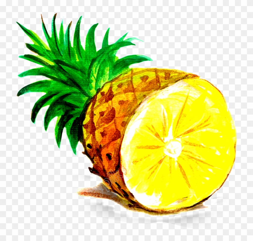 Free Download Png - Pineapple Cartoon Transparent Clipart