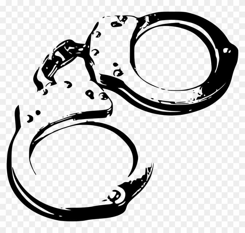 Clipart Freeuse Jail Detained Free For Download On - Handcuffs Clipart - Png Download