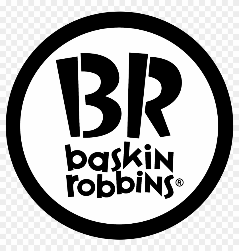 Baskin Robbins Logo Black And White - 1925 Siemens Logo Clipart #3544572