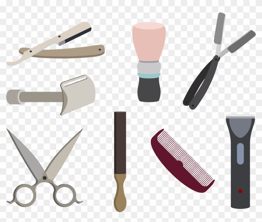 Barber, Hairstyle, Razor, Tool Png Image With Transparent - Scissors Clipart #3544722