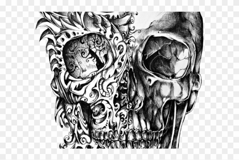 Skull Tattoo Png Transparent Images - Tattoo Full Hd Png Clipart #3545274