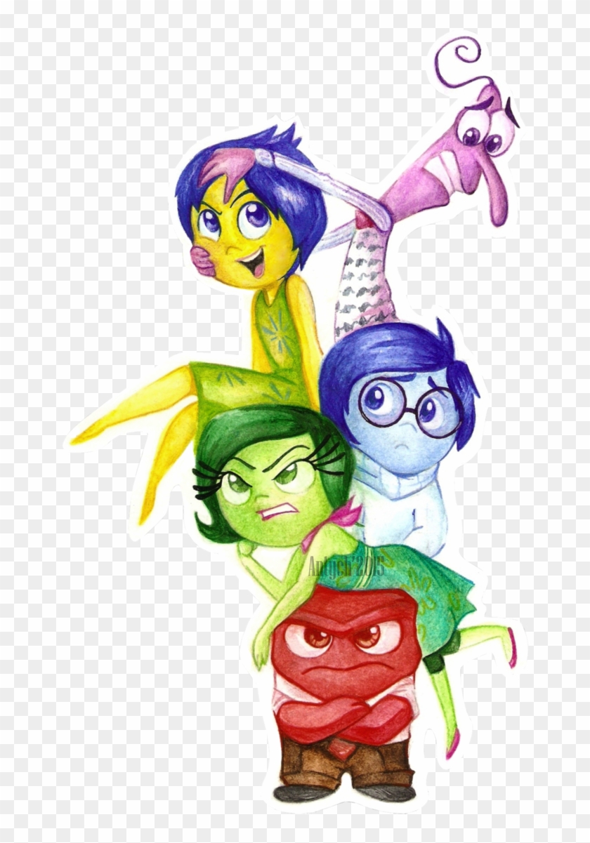 Emotion Tower By Antych - Disney Drawings Inside Out Clipart #3545347
