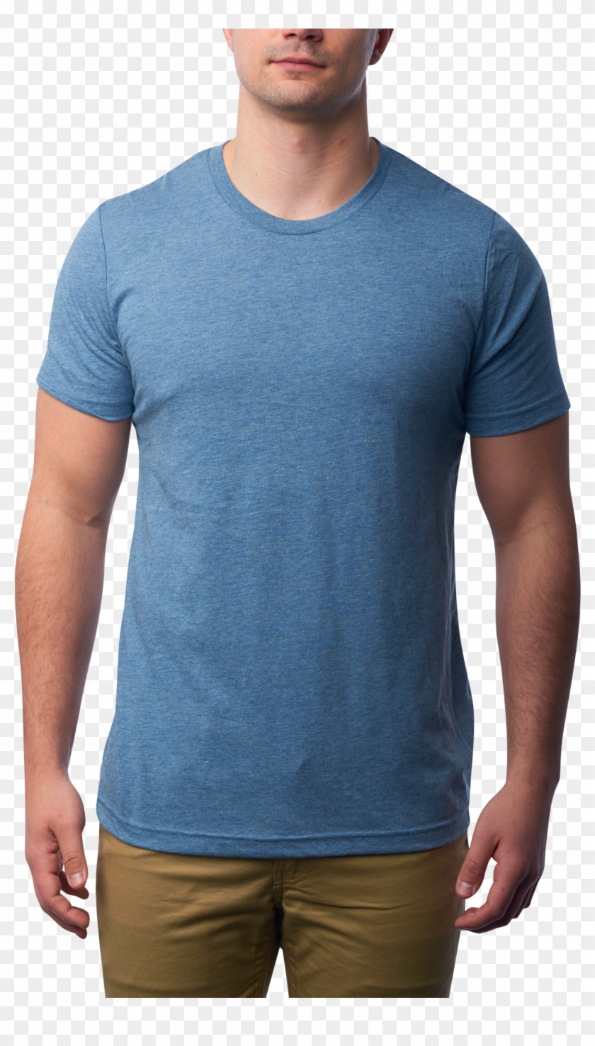 Tri Blend T Shirt - Man Clipart #3546045