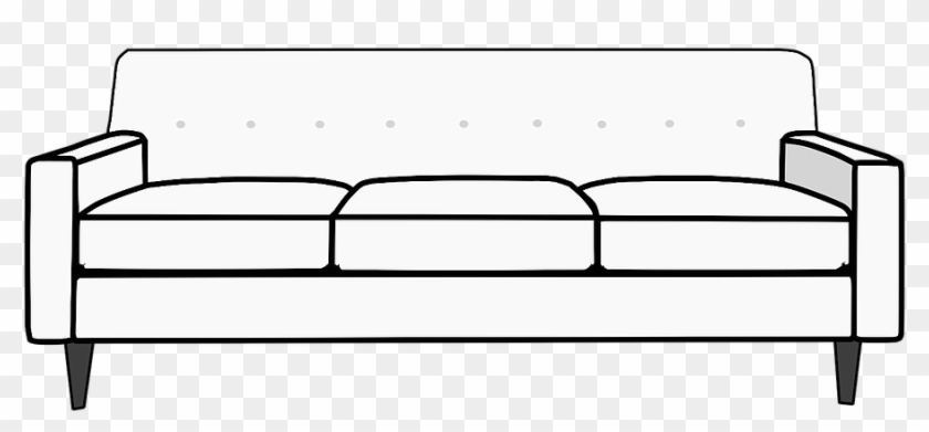 Couch Lime Green Edited Edited - Couch Clipart With Transparent Background - Png Download