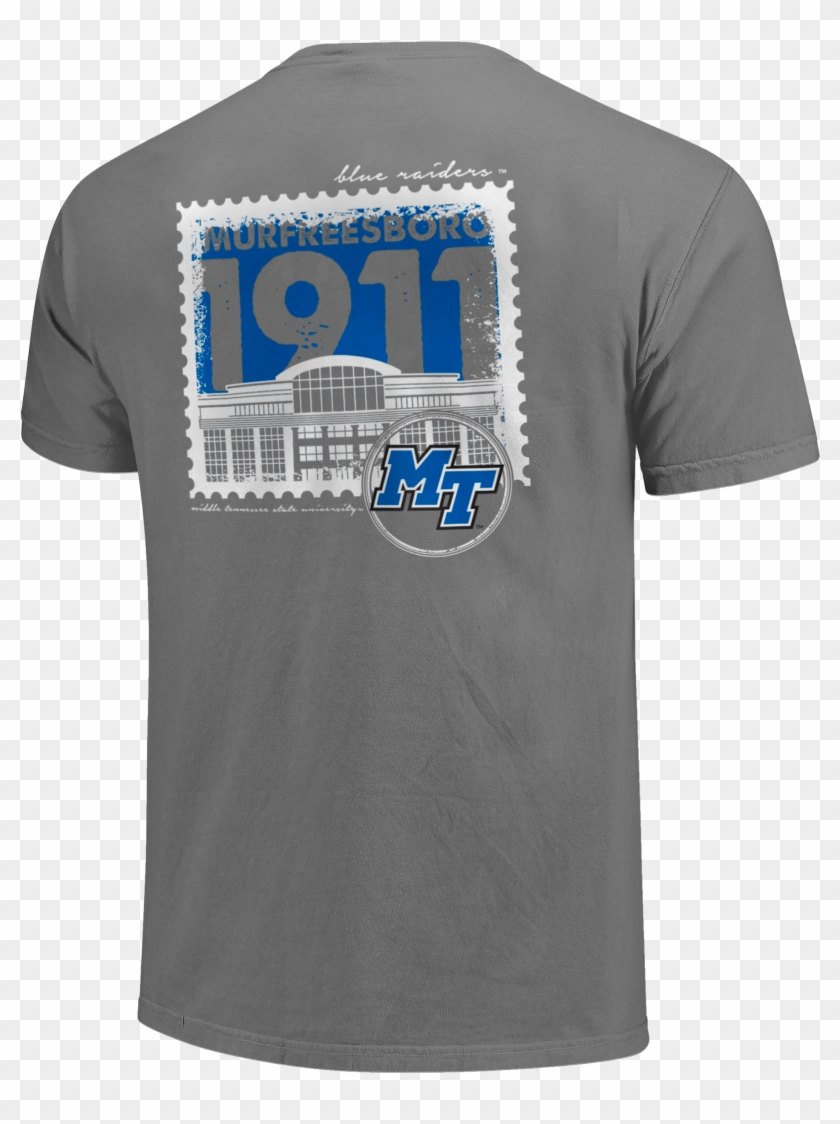 Mtsu Building Stamp Comfort Colors Shirt - Active Shirt Clipart