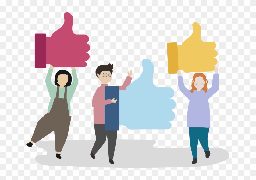 People-img - People Thumbs Up Vector Clipart #3546446