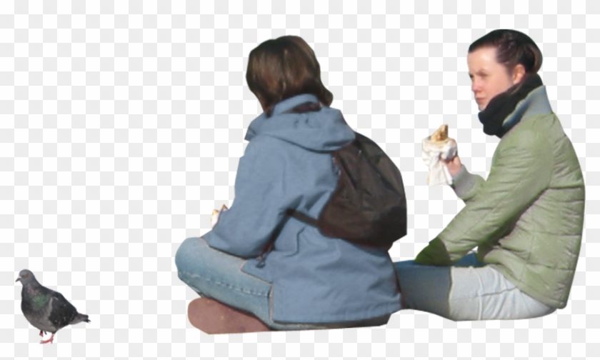 Persona Sentada De Espalda Clipart