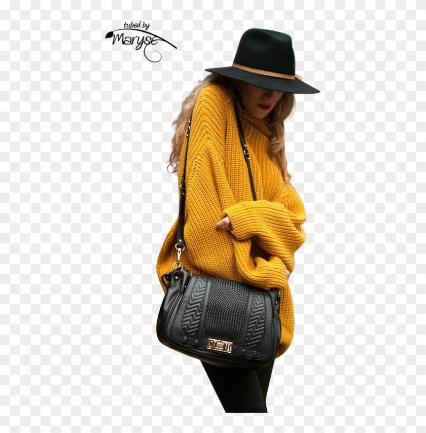 Pngs - Oversized Sweaters Outfits For Winter Clipart