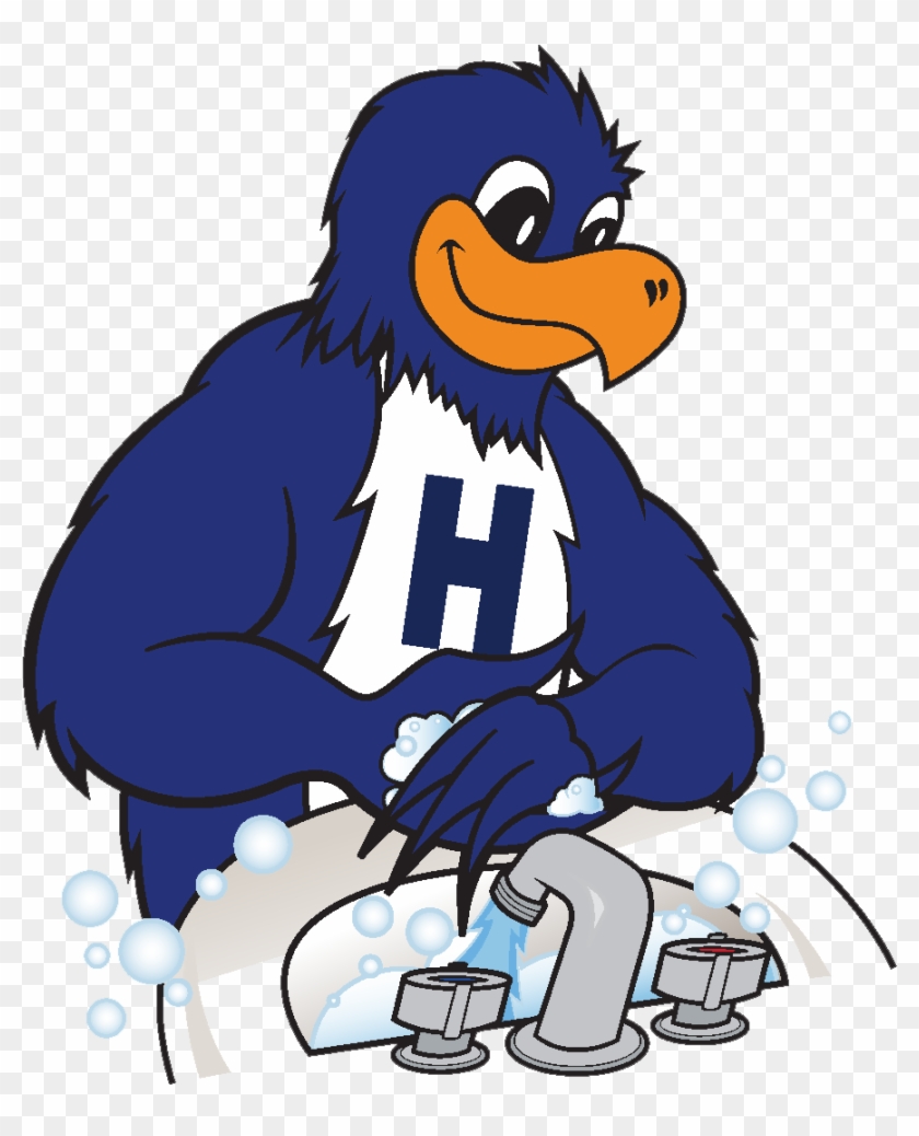 Herbie Washing Hands - Cartoon Clipart