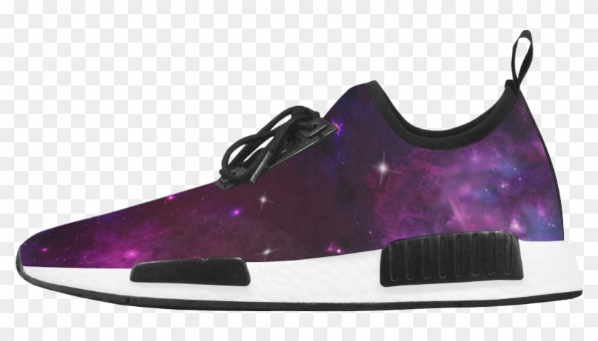 Midnight Blue Purple Galaxy Women's Draco Running Shoes - Bisexual Shoes Clipart #3548119