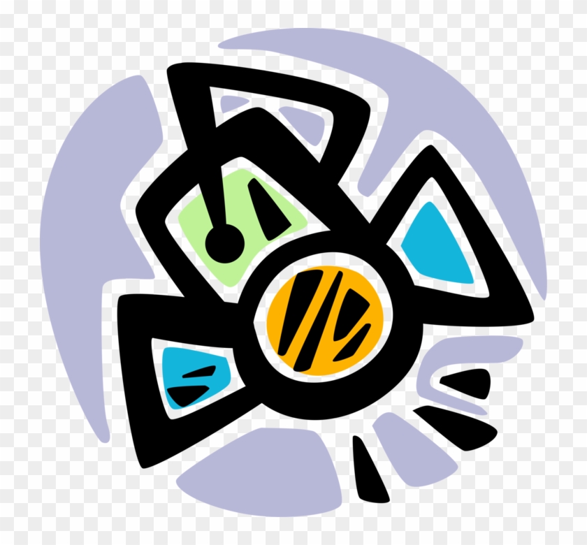 Vector Illustration Of Hollywood Cinema Motion Picture - Emblem Clipart #3548359