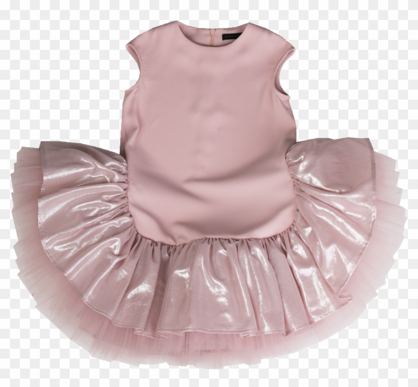 Mummy Moon Pink Solid Dress - Ballet Tutu Clipart