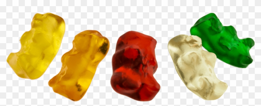 Five Gold Bears - Gummy Bear Clipart #3548718