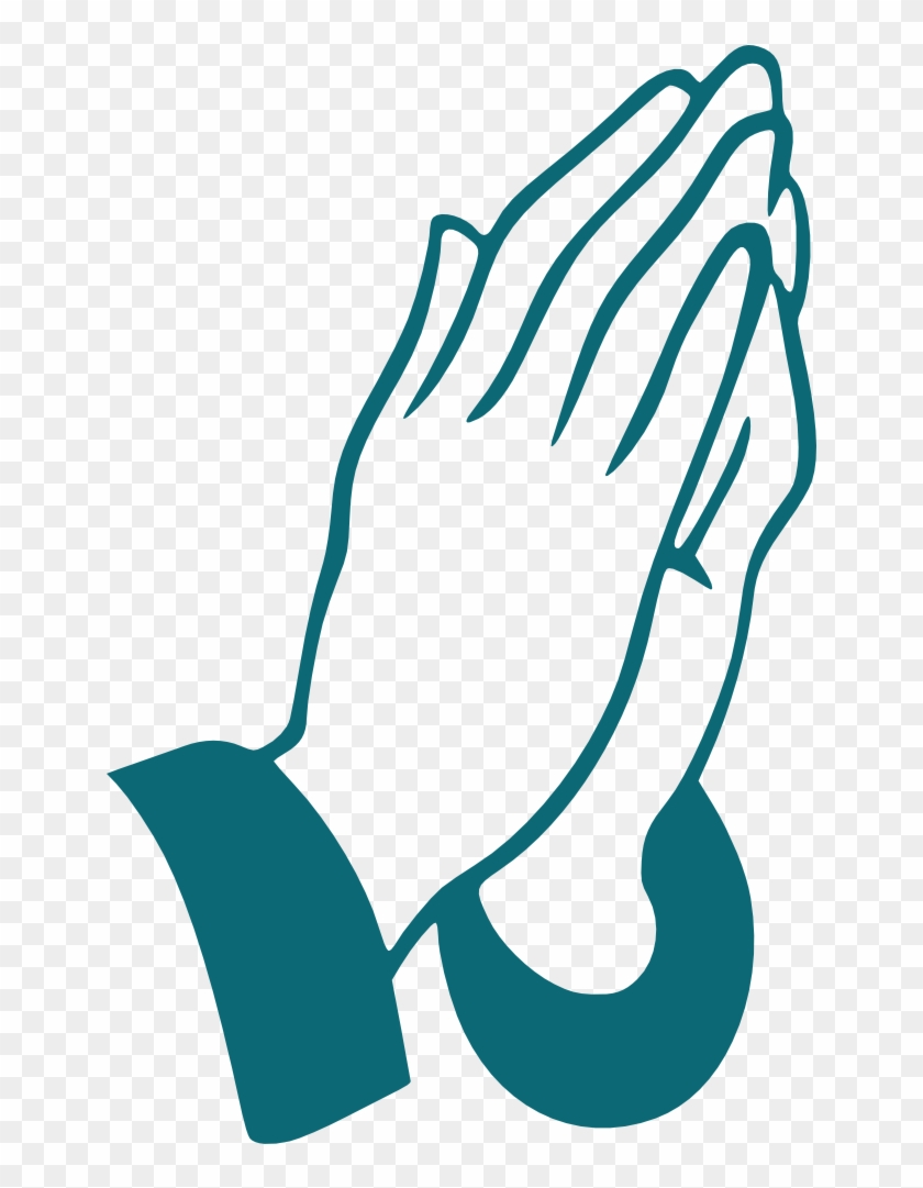 Pray Clipart Prayer Faithful - Clip Art Welcome Hand - Png Download #3549377
