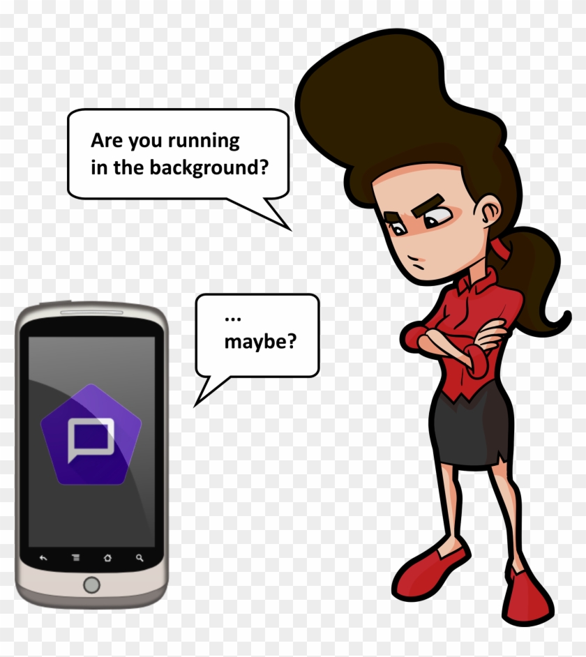I Code Like A Girl - Smartphone Clipart