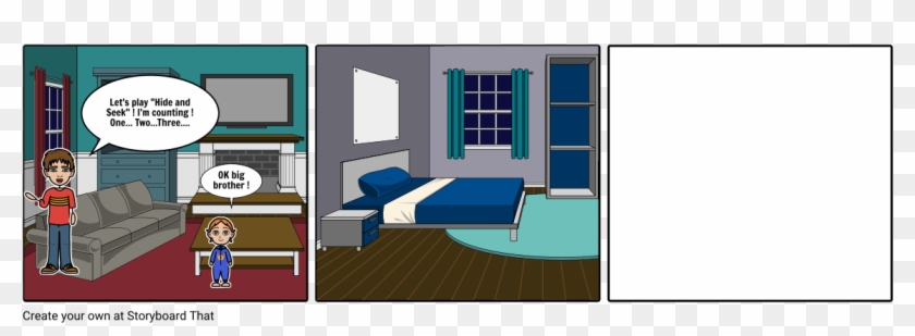 Hide And Seek - Bedroom Clipart