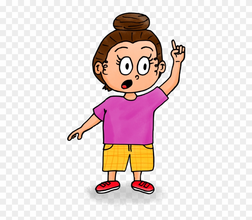 Petite Fille Qui Parle Dessin Clipart #3550003