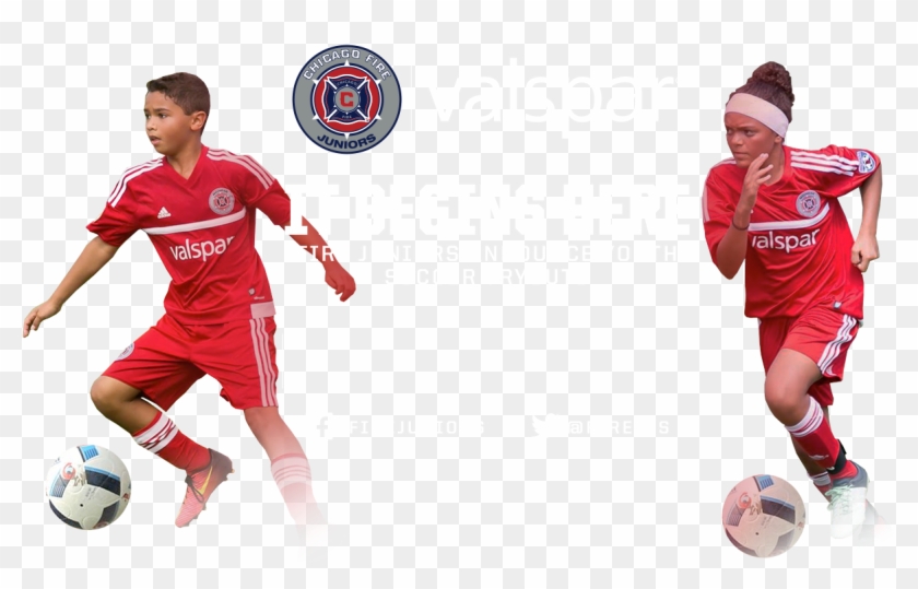 Chicago Fire , Png Download - Player Soccer Junior Png Clipart #3550331