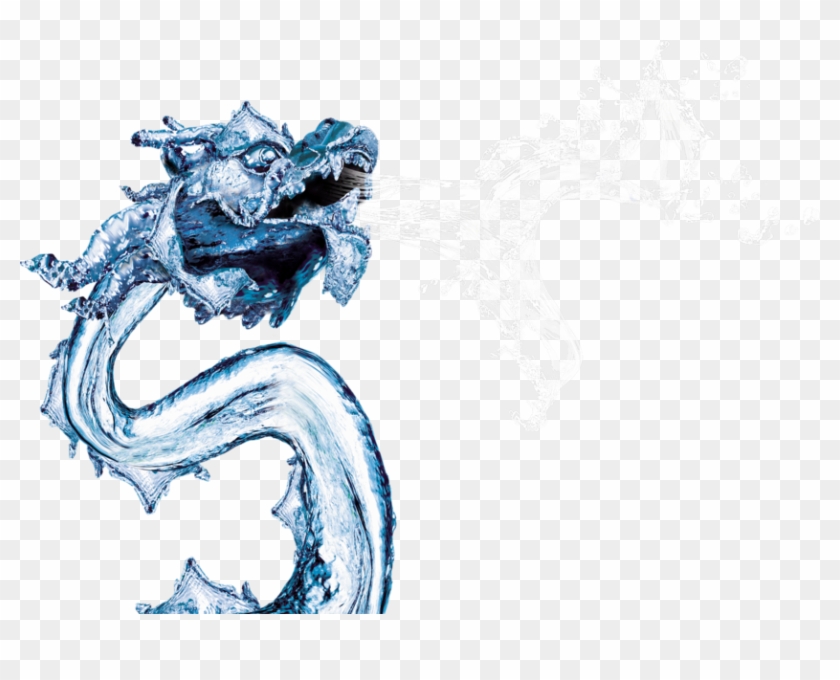 Water Dragon Png - Chinese Dragon In Water Clipart #3550541