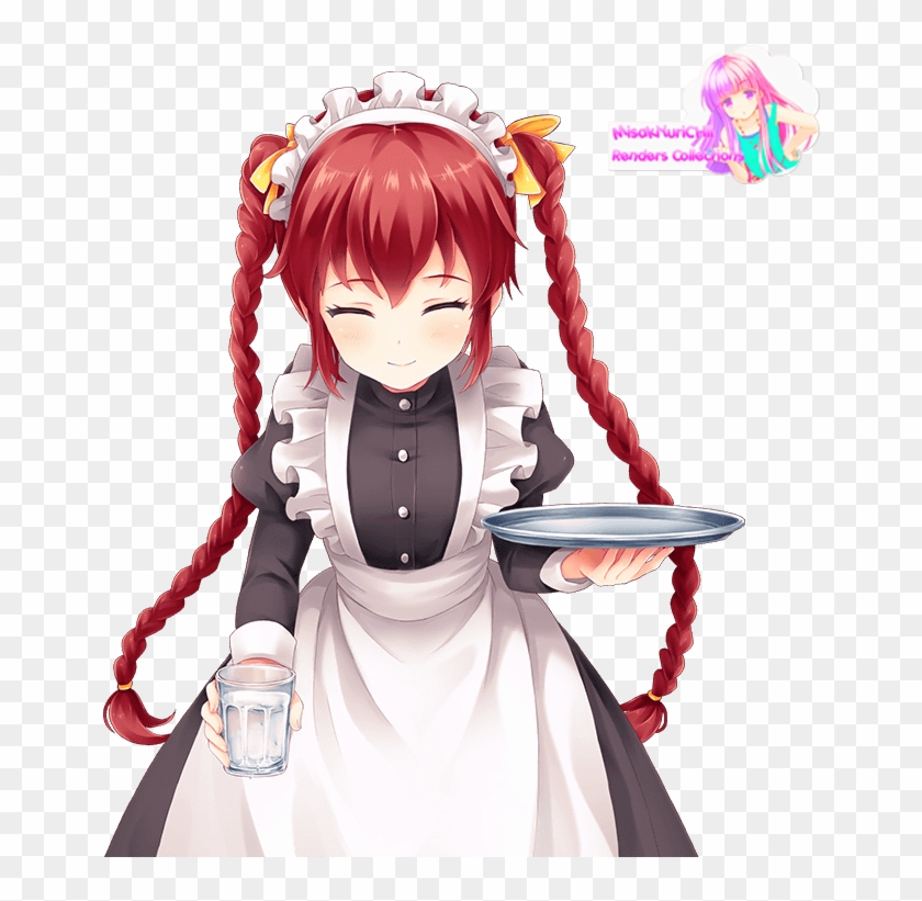 Anime Girl Maid Render , Png Download - Anime Girl Maid Png Clipart