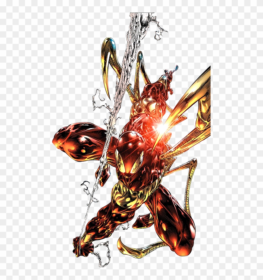Download Iron Spiderman Png Picture - Iron Spider Comic Png Clipart