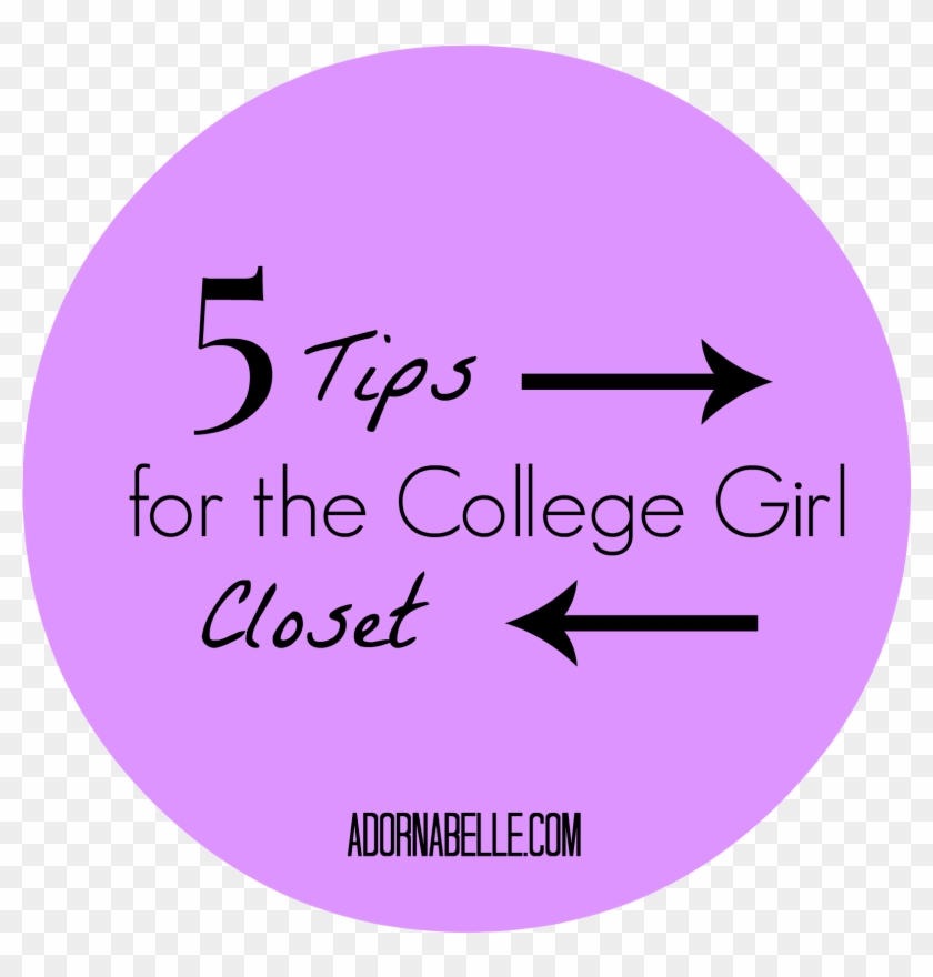 5 Tips For The College Girl Closet On @adornabelle - Camera Icon Clipart