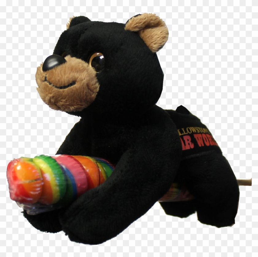 Lollyplush Black Bear - Teddy Bear Clipart #3551419