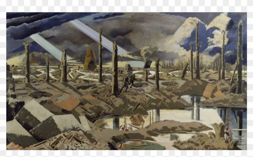 Paul Nash, The Menin Road, June 1918, Iwm Art - Paul Nash First World War Clipart