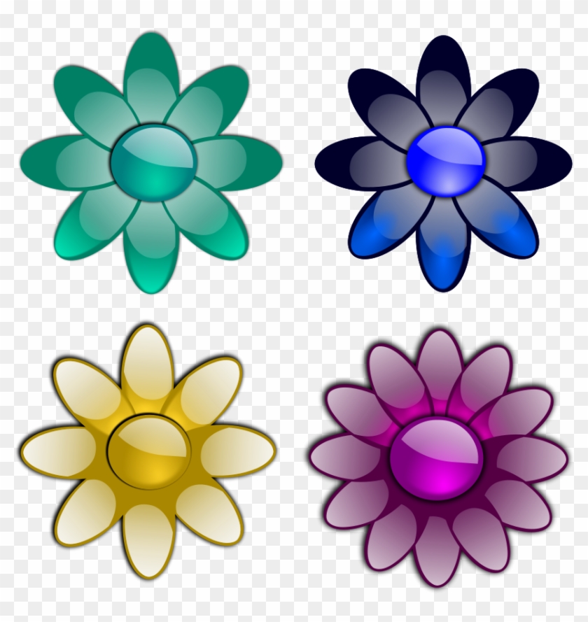 Petal Clipart Tiny Flower - Flowers Clip Art - Png Download #3551693
