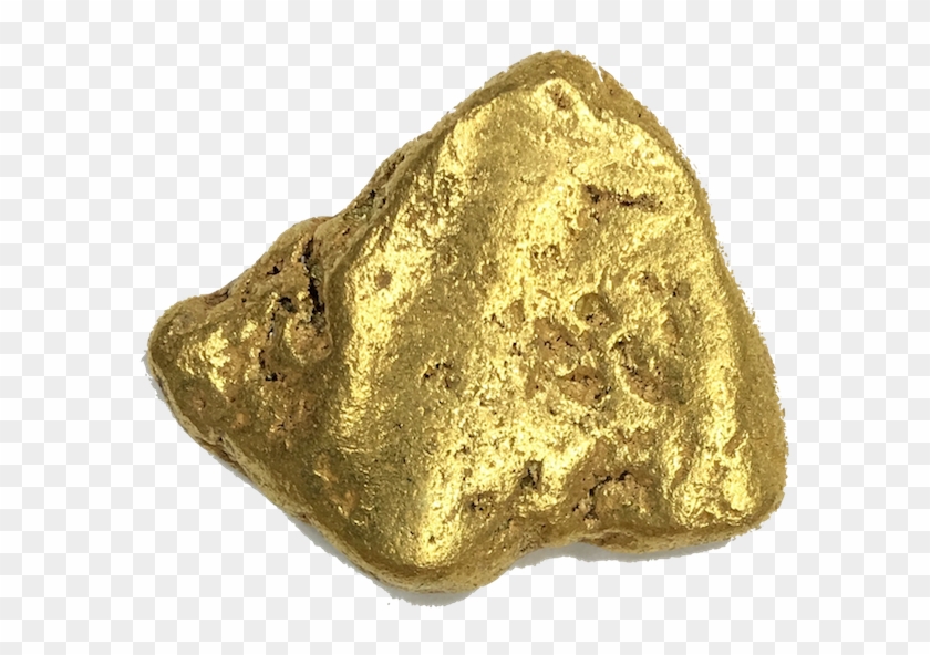 Raw Gold - Gold Nugget Png Clipart #3552886
