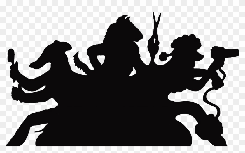 Dogs With Style Grooming - Dog Grooming Silhouette Clipart #3552988