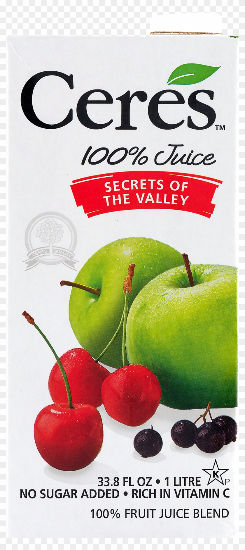 Ceres Secrets Of The Valley 100% Fruit Juice Blend, - Ceres Juice Clipart