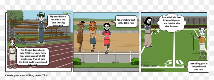 Greek Gods - Cartoon Clipart