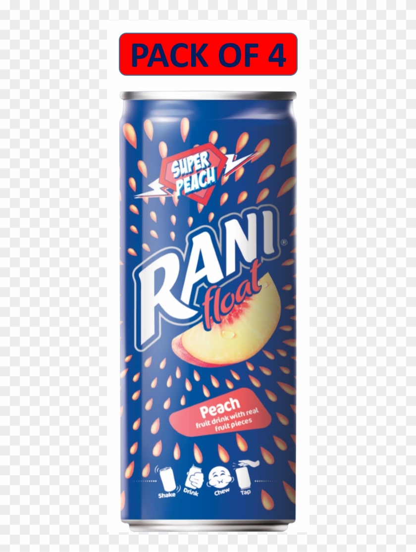 Rani Float Peach Fruit Juice 240 Ml Pack Of - Rani Super Peach Drink Clipart #3553492