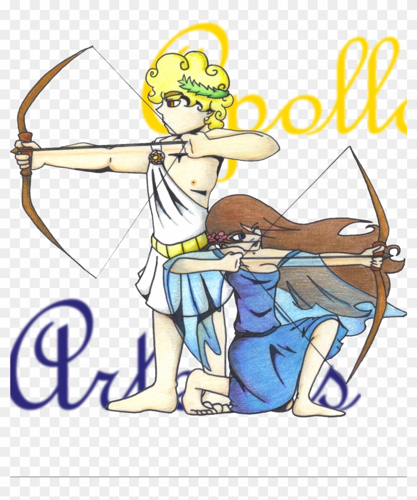 Allhailweegee Month Off - Cartoon Apollo Greek God Clipart