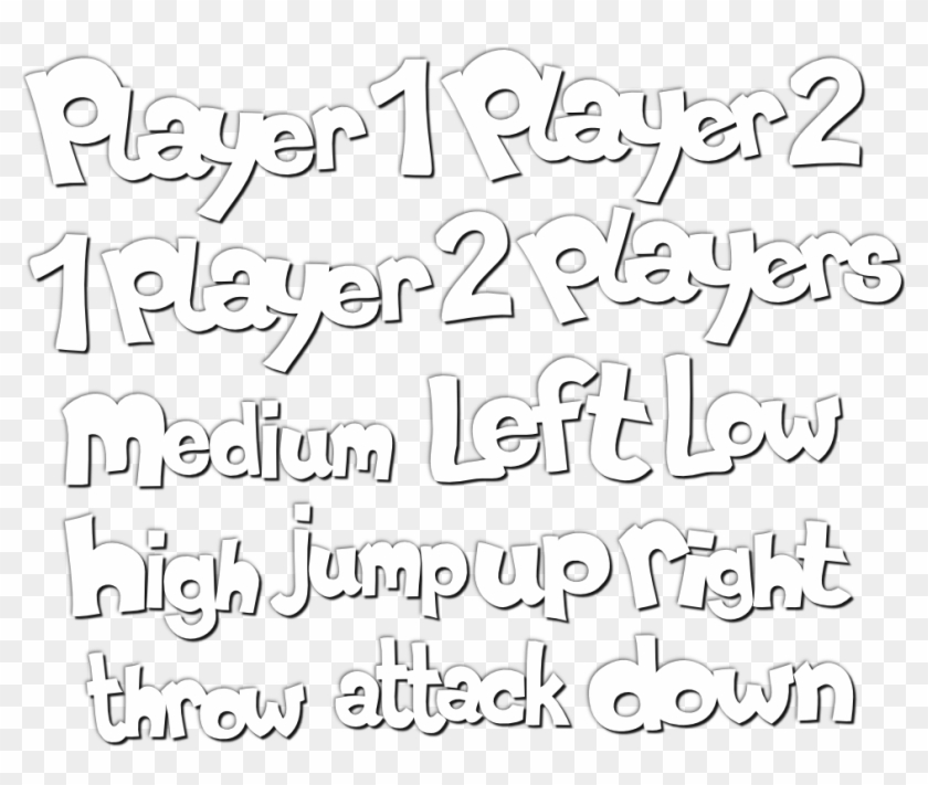 Menu Options Text - Handwriting Clipart #3553582