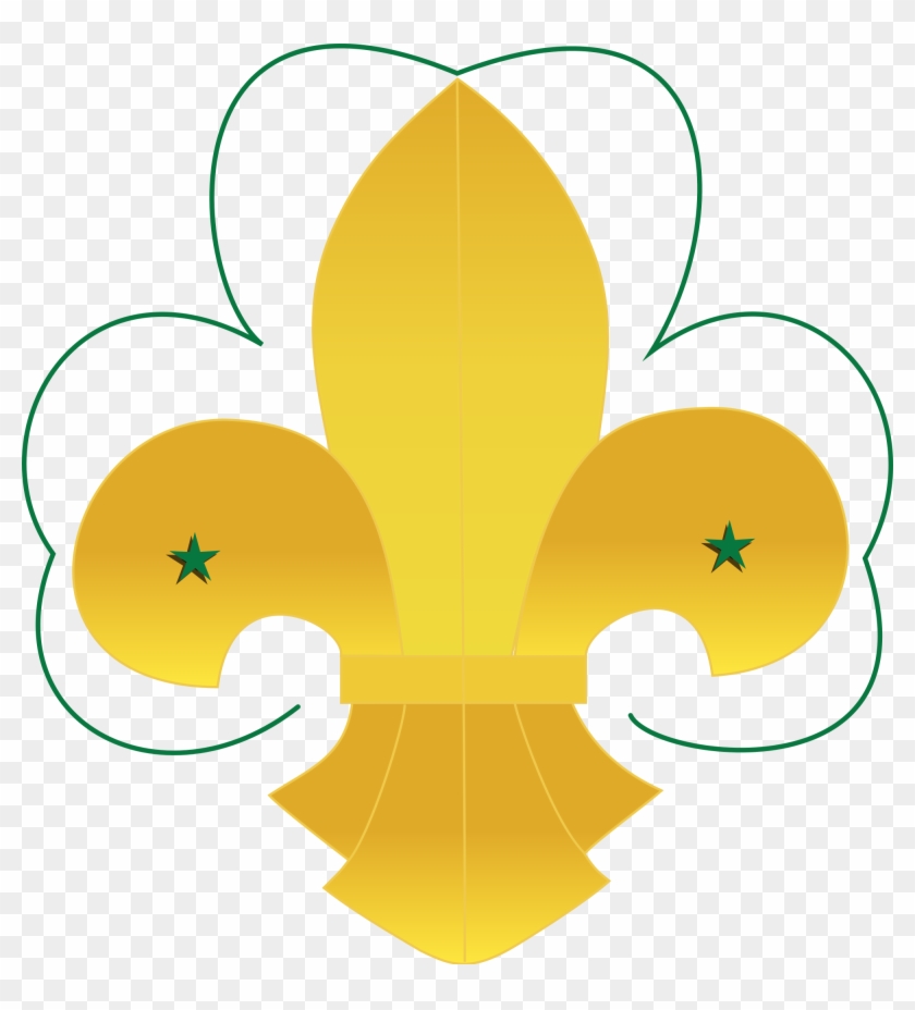 Second Svg Version - Scout Fleur De Lis Clipart