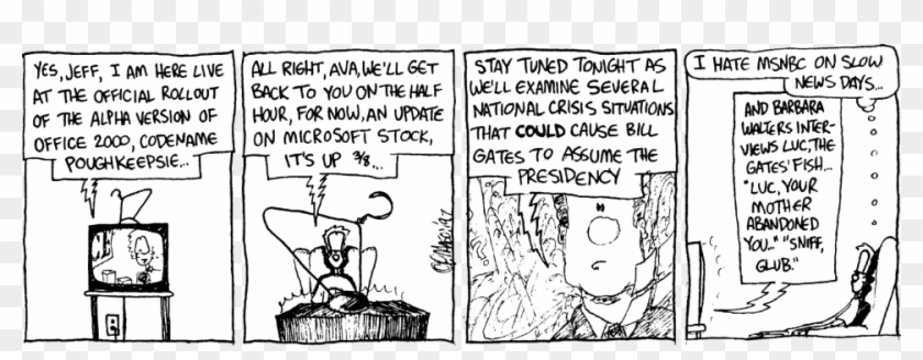 Comic Strip - "msnbc" - 5 Stages Of Being A Furry Clipart