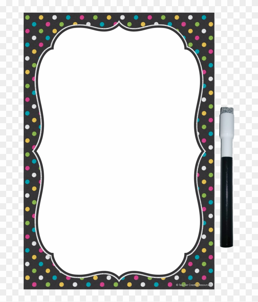 Clingy Thingies Chalkboard Brights Small Note Sheet - Circle Clipart