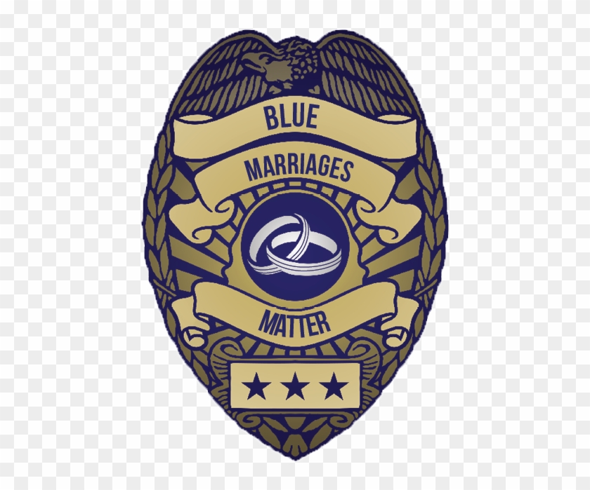 Blue Marriages Matte - Emblem Clipart