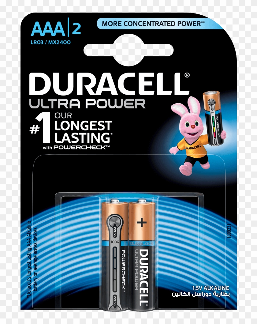 Ultra Power Alkaline Aaa Batteries - Duracell Ultra Power Aaa 2 Clipart #3554789