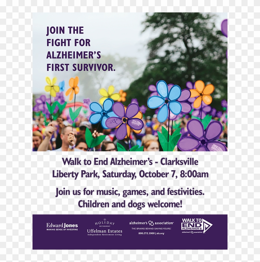 It's Never In Anyone's Life Plan To Struggle With Disease - Alzheimer's Walk 2018 Clipart #3554813