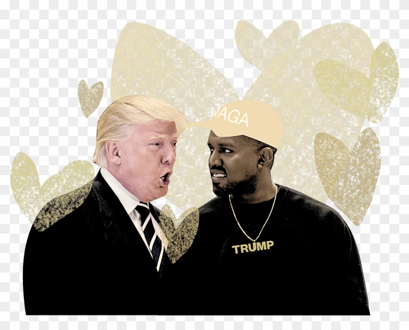 'the View' Hosts Write Off Kanye's Trump Openness As - Kanye And Trump Transparent Clipart #3555235