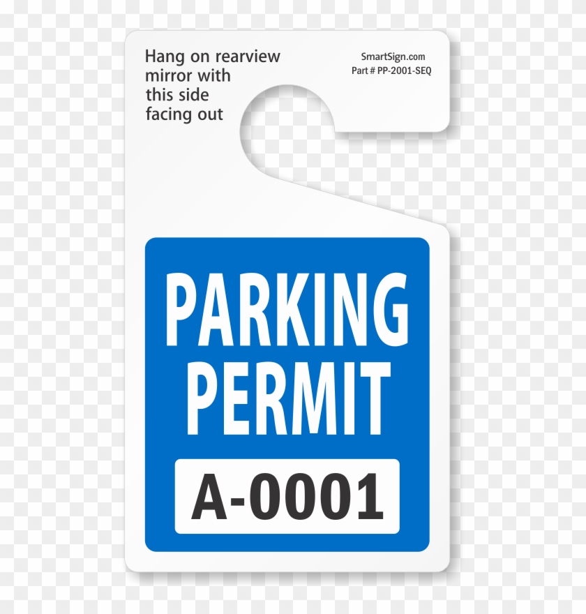 Zoom, Price, Buy - Parking Pass Template Clipart #3555544